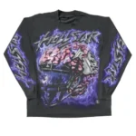 Black Hellstar Powered By The Star Long Sleeves Tee