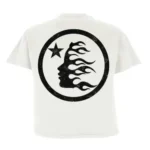 Cream Hellstar Studios Classic Logo Tee Back